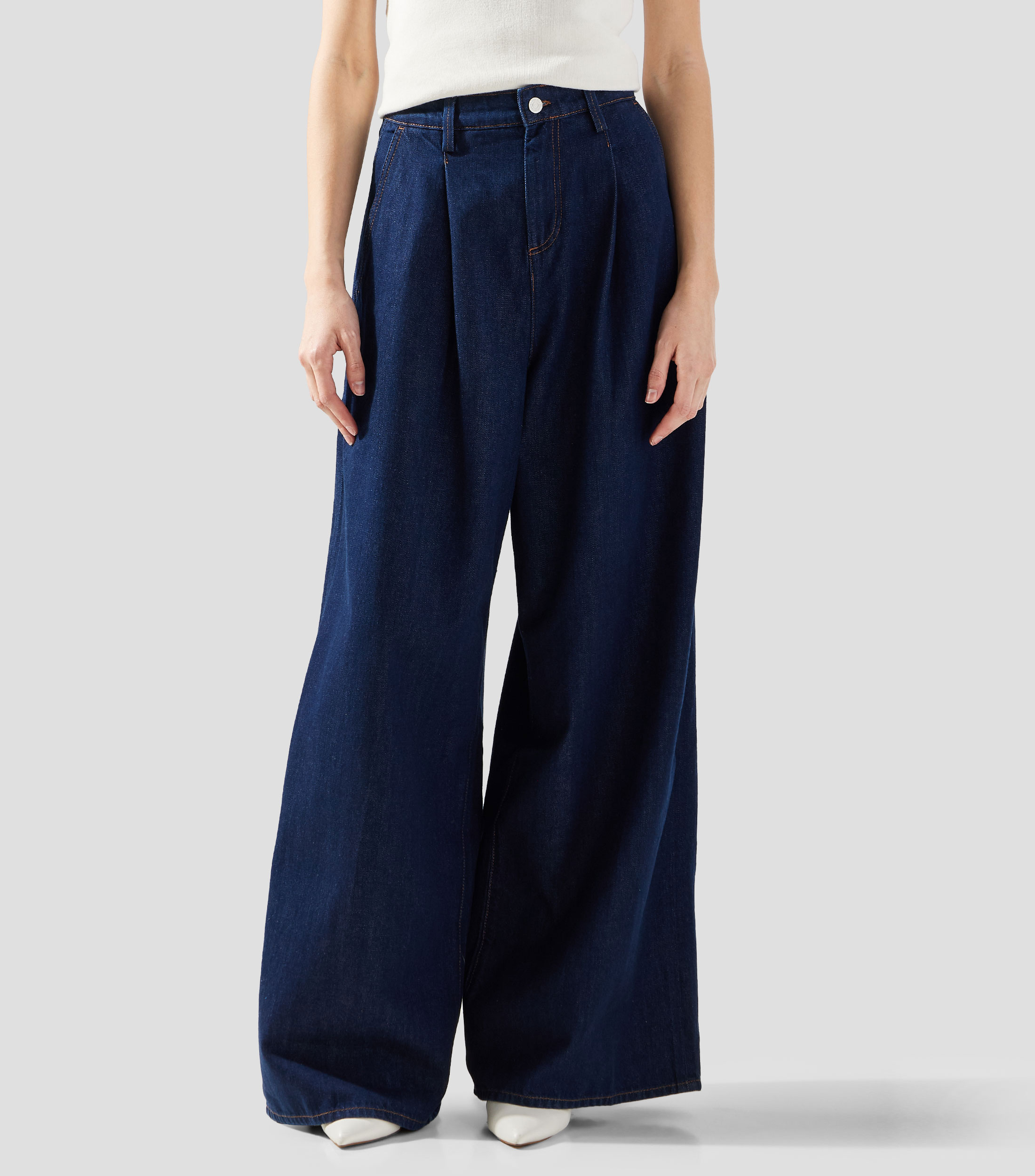 Jeans Franklin wideleg Mujer